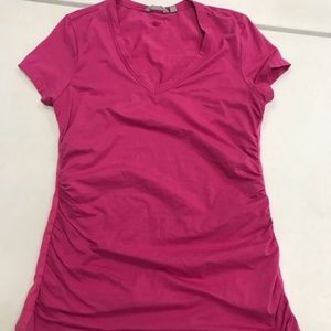Athleta Speedlight Tee pink size Large